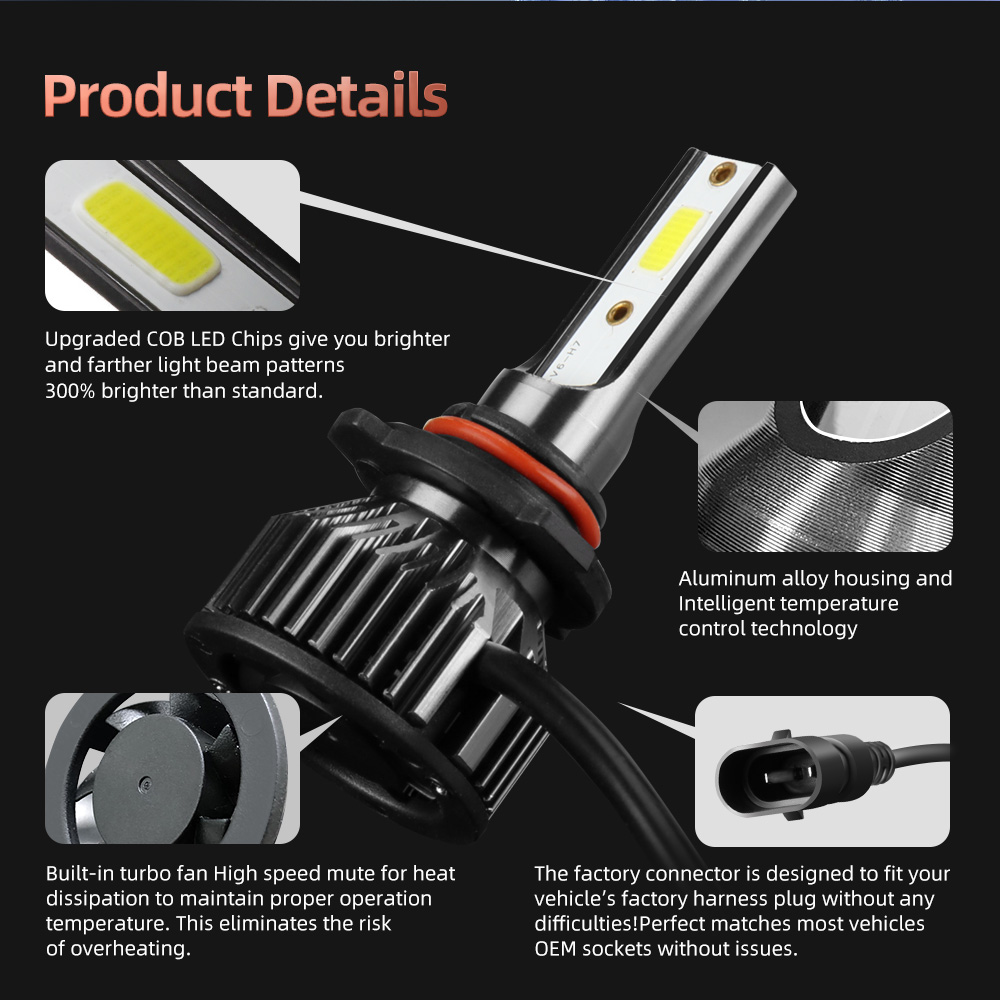 Auto Koplampen 9012 HIR2 LED K - Headlight Aiming Tool recensie en prijs